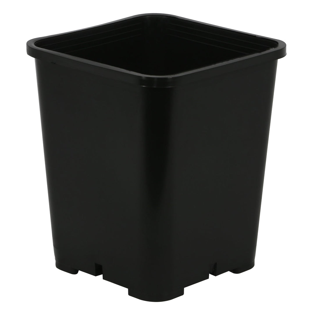 Gro Pro® Premium Square Black Nursery Pot - Greenhouse Megastore