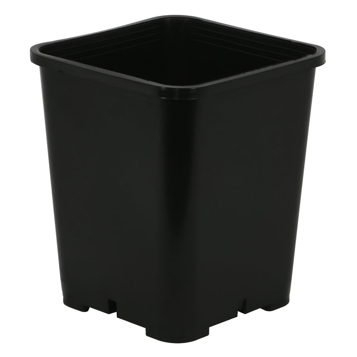 Gro Pro® Premium Square Black Nursery Pot - Greenhouse Megastore