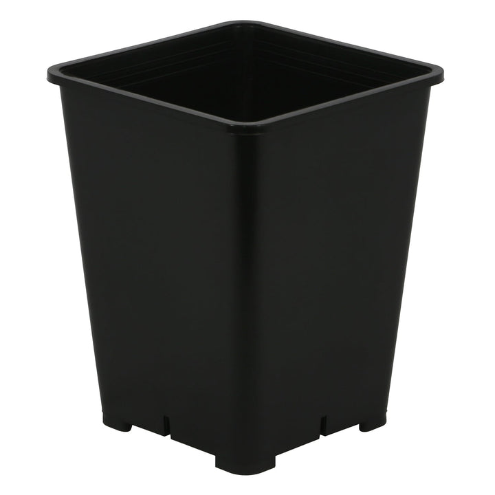 Gro Pro® Premium Square Black Nursery Pot - Greenhouse Megastore