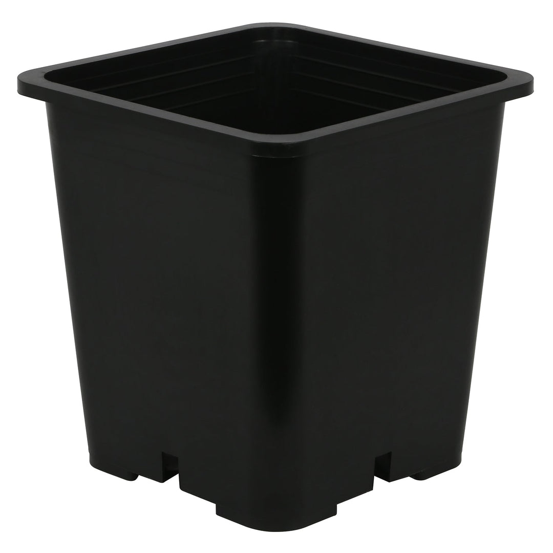recycle black plastic plant pots Gro Pro® Premium Square Black Nursery Pot