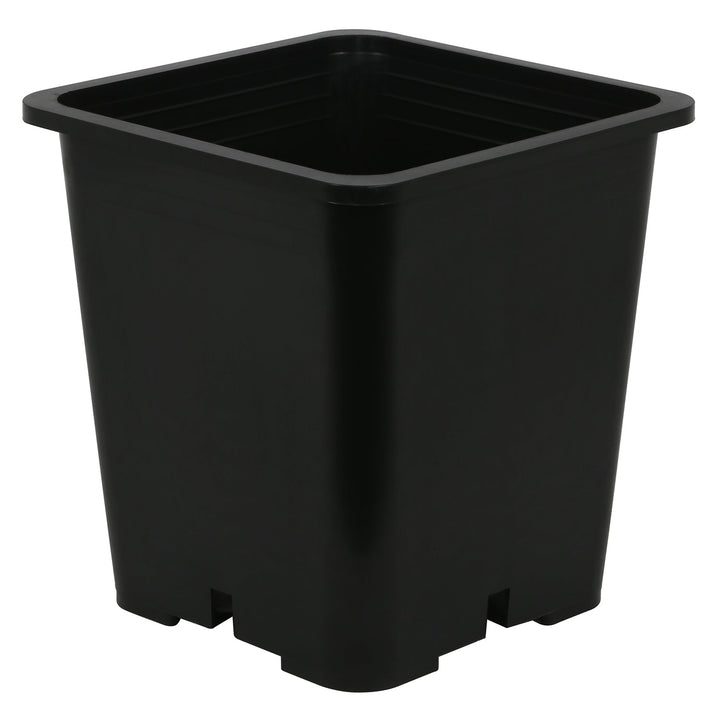 Gro Pro® Premium Square Black Nursery Pot - Greenhouse Megastore