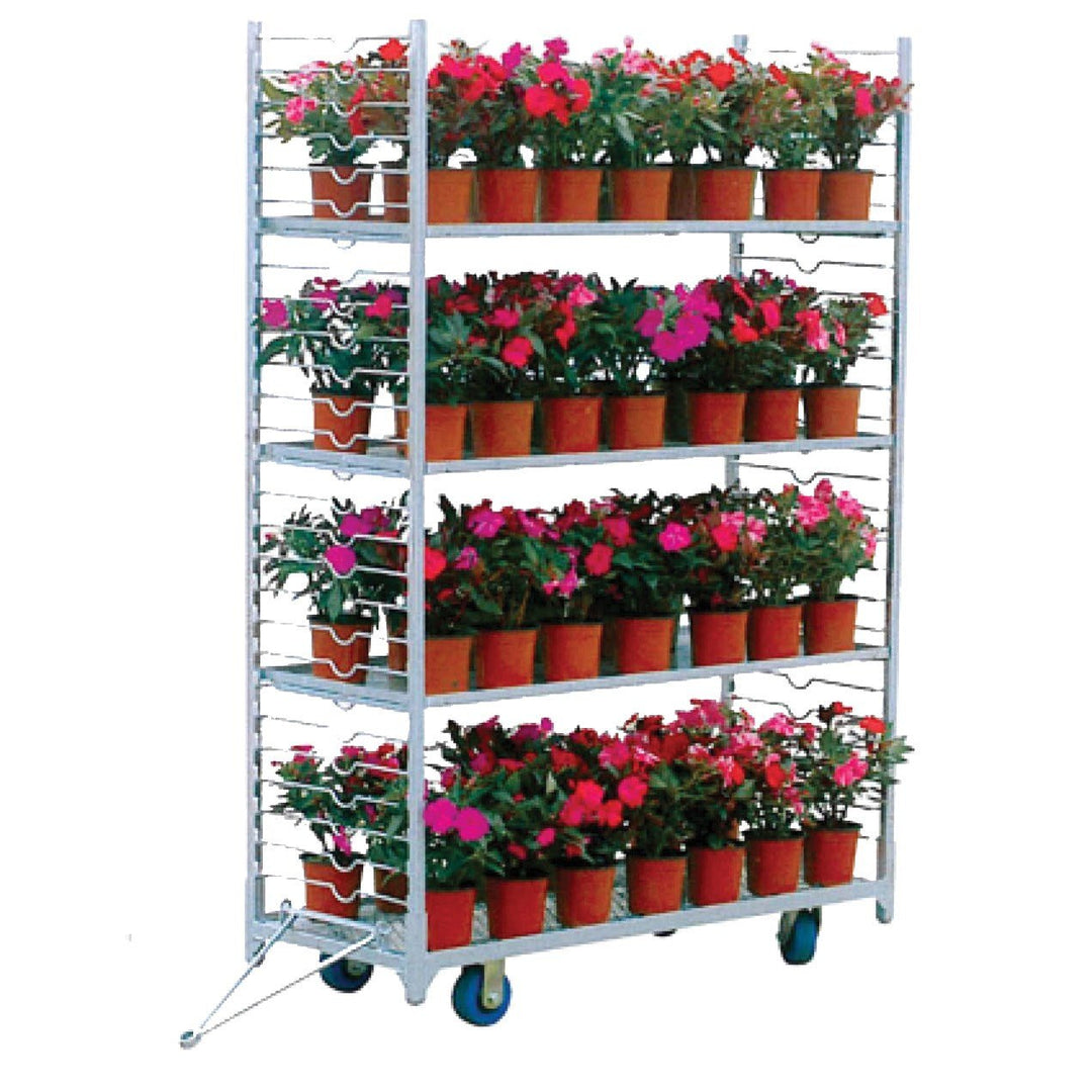 Grower Select® Sliding Shelf Display Cart - Greenhouse Megastore