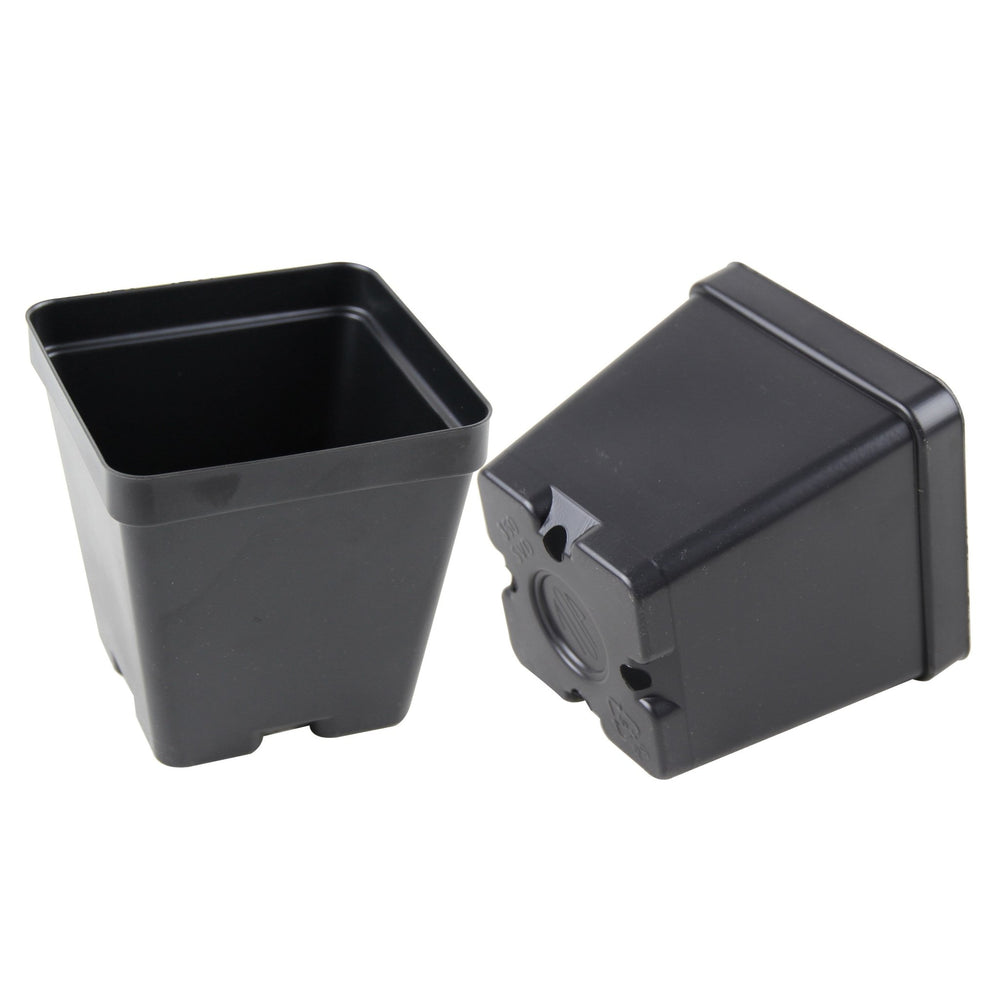 Grower Select Square Black Form Pots - Greenhouse Megastore