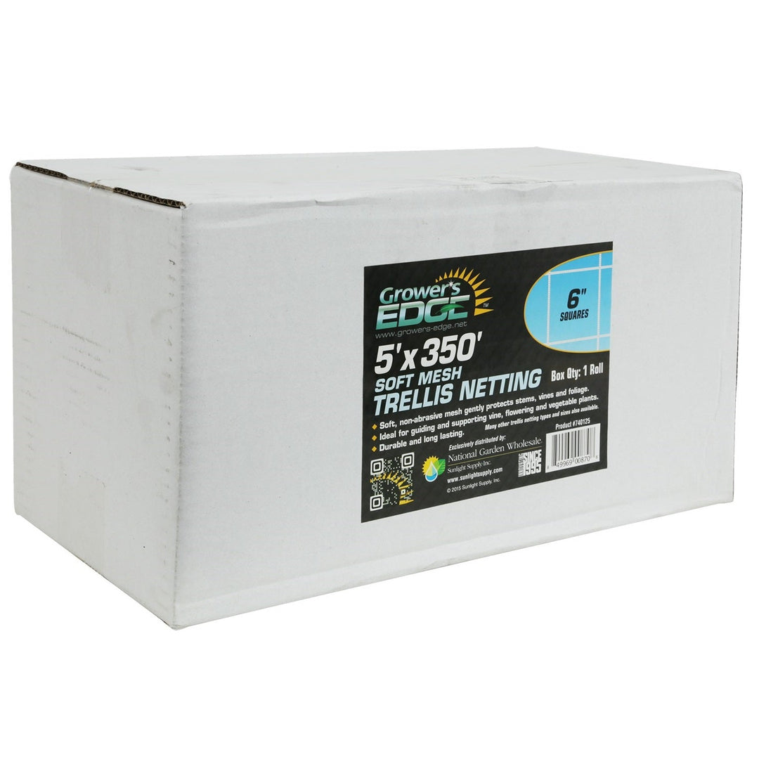 Grower's Edge® Soft Mesh Trellis Netting - 6 in. Squares - Greenhouse Megastore