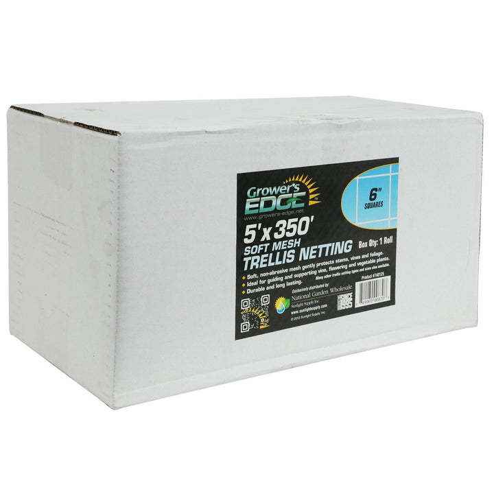 Grower's Edge® Soft Mesh Trellis Netting - 6 in. Squares - Greenhouse Megastore
