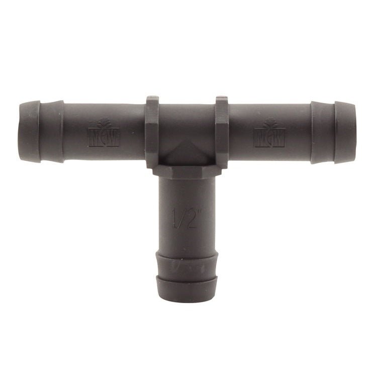Hydro Flow® Premium Barbed Tee Fitting - Pack of 10 - Greenhouse Megastore