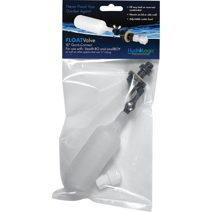 HydroLogic® Stealth - RO™ 1/4 in. Quick Connect Float Valve - Greenhouse Megastore