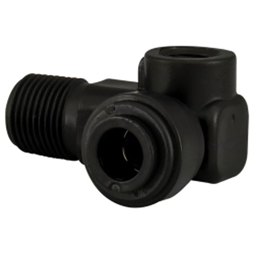 HydroLogic® Stealth - RO™ Pressure Gauge Connector Inlet Fitting - Greenhouse Megastore