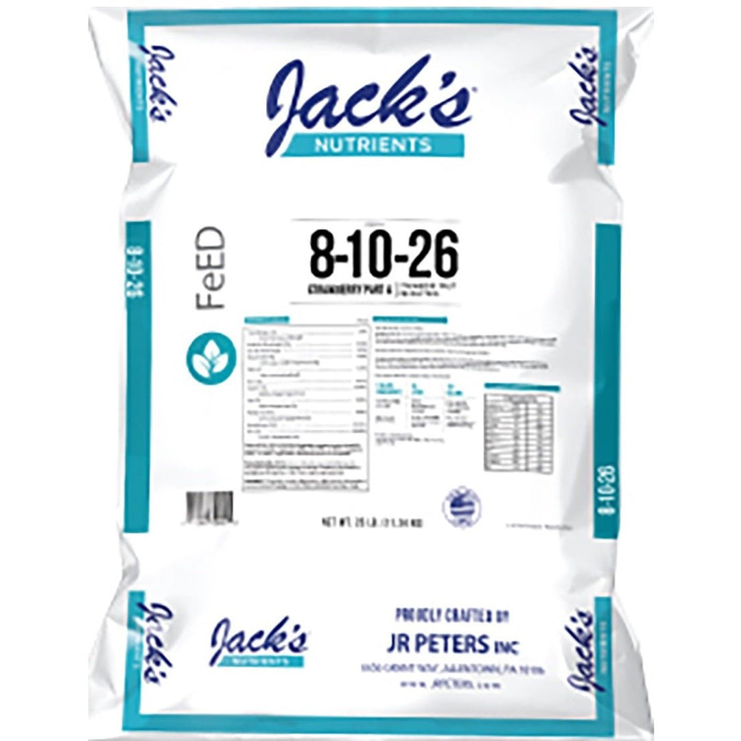 Jack's Nutrients 8 - 10 - 26 Strawberry Part A - Greenhouse Megastore