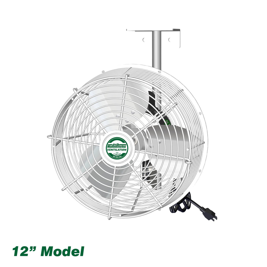 J&D Green Breeze 12 in. HAF Fan - Greenhouse Megastore