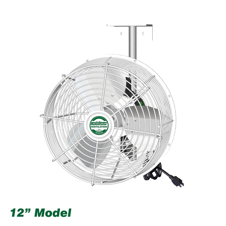 J&D Green Breeze 12 in. HAF Fan - Greenhouse Megastore