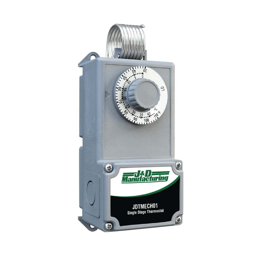 J&D Single Stage Thermostat - Greenhouse Megastore