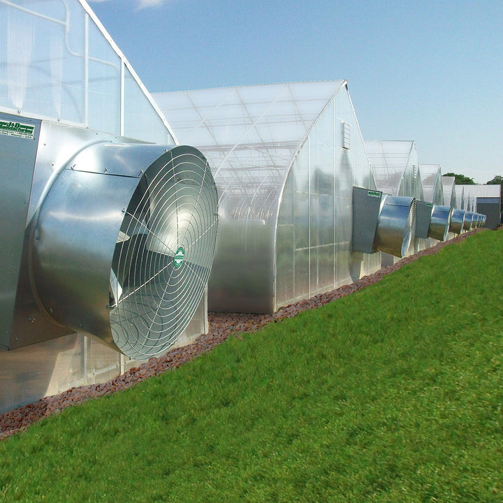 J&D Typhoon Exhaust Fan with Cone - Greenhouse Megastore