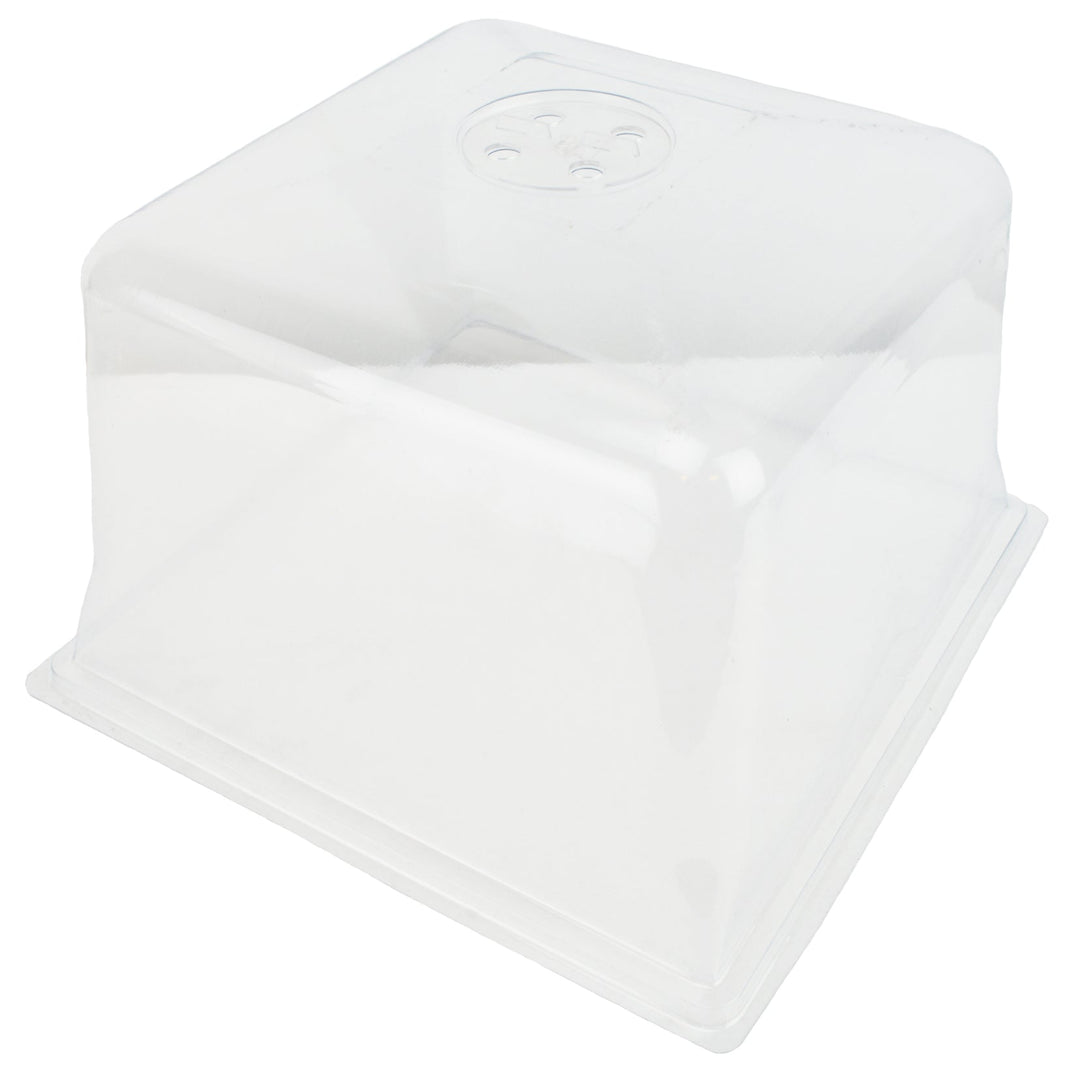 Landmark Plastic Half Dome with Tray - Pack of 4 - Greenhouse Megastore