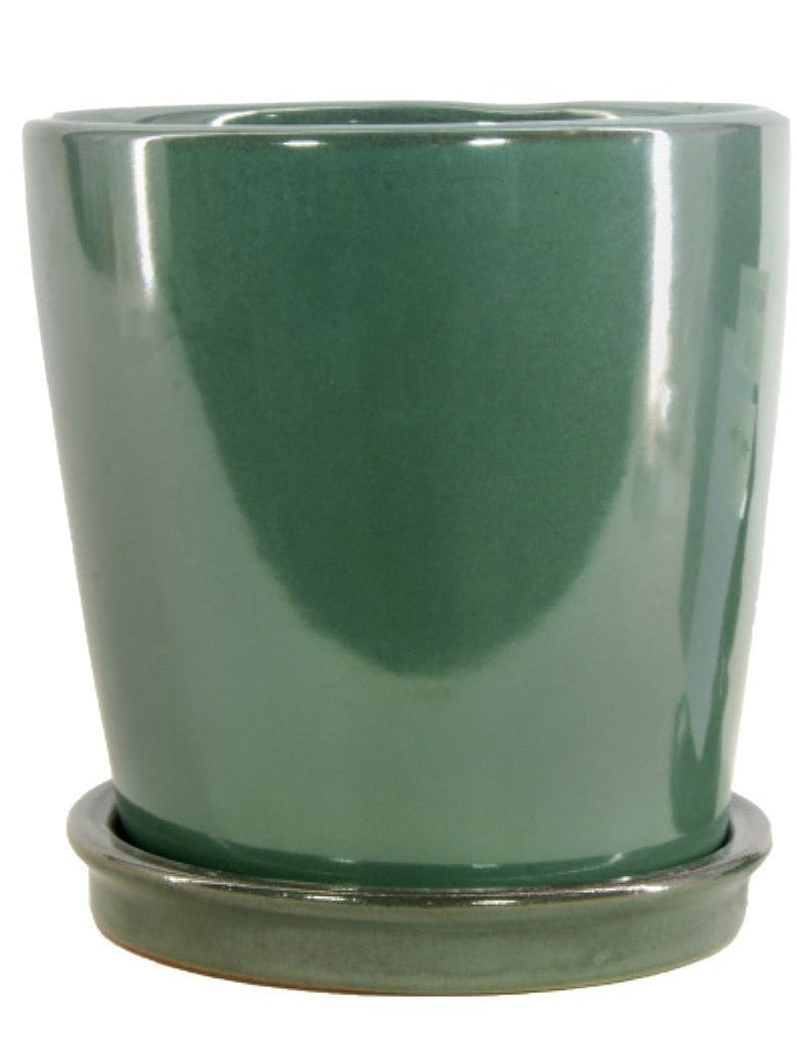Michael Carr Designs™ Round Orchid Pot with Saucer - Greenhouse Megastore