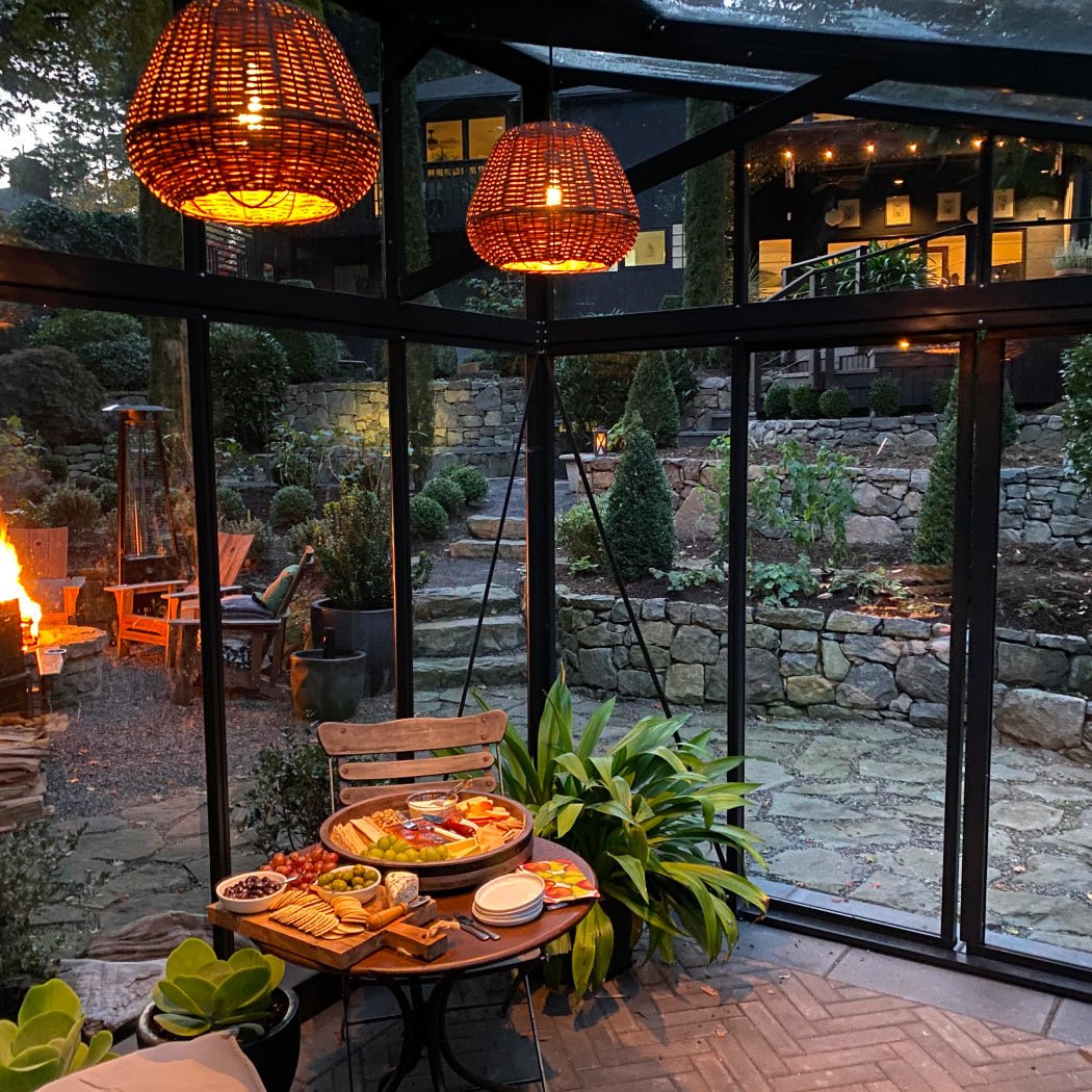 Modern Glass Greenhouse Kit with 4mm Tempered Glass and Aluminum Frame - Greenhouse Megastore