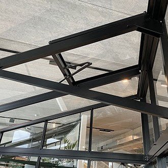 Modern Glass Greenhouse Kit with 4mm Tempered Glass and Aluminum Frame - Greenhouse Megastore