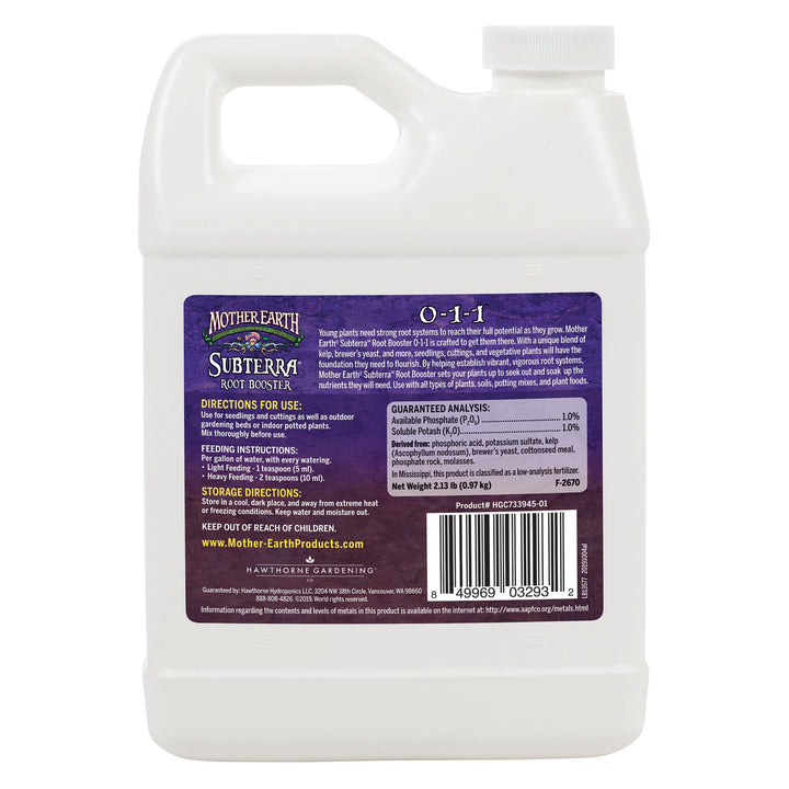 Mother Earth® Subterra™ Root Booster 0 - 1 - 1 - Greenhouse Megastore