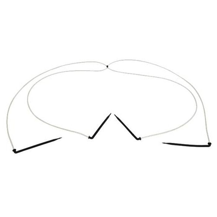 Netafim™ Flat 4 - Way Multi Outlet Dripper Assembly with Super Flex UV White PE Tubing - Greenhouse Megastore