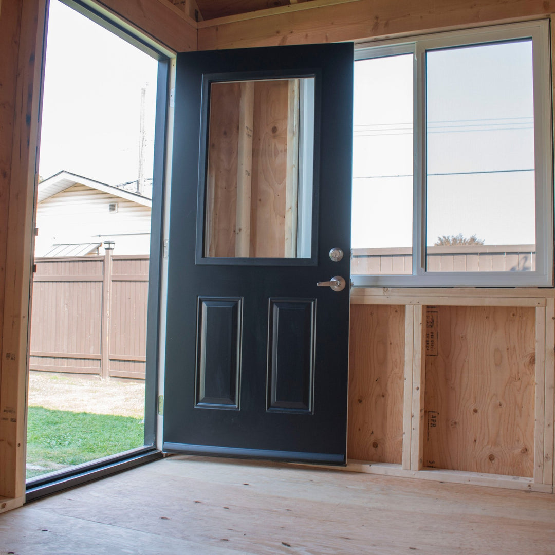 Outdoor Living Today 12' x 8' Saltbox Studio Shed - Greenhouse Megastore