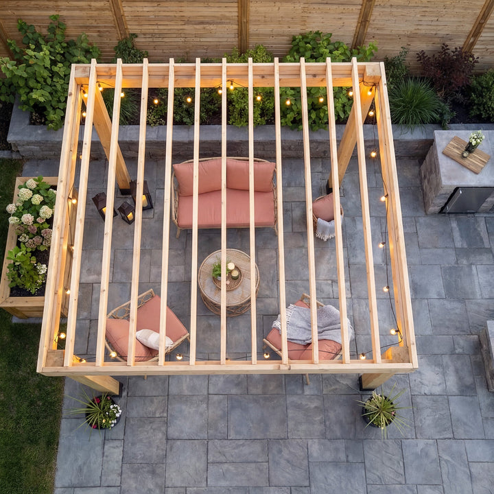 Outdoor Living Today Urban Escape Pergola 10x10 - Greenhouse Megastore