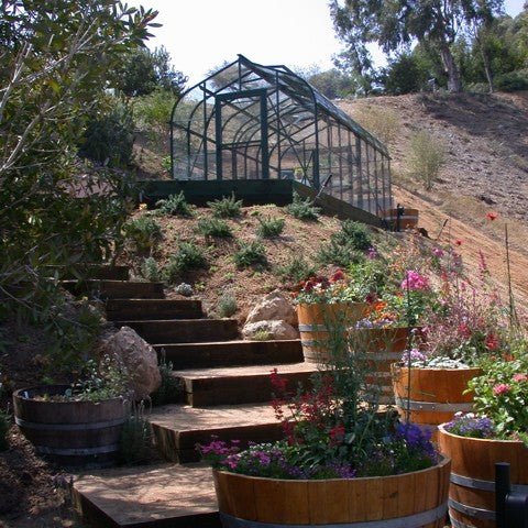 Pacific Glass Greenhouse Kit with 3mm Tempered Glass Panels and Aluminum Frame - Greenhouse Megastore