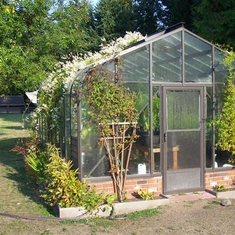 Pacific Glass Greenhouse Kit with 3mm Tempered Glass Panels and Aluminum Frame - Greenhouse Megastore