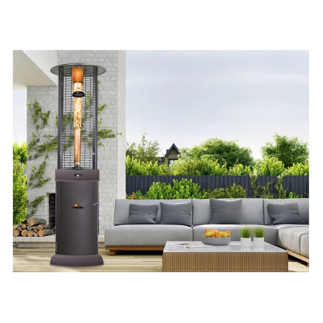 Paragon Outdoor Helios Round Flame Tower Heater w/ Remote Control - Greenhouse Megastore