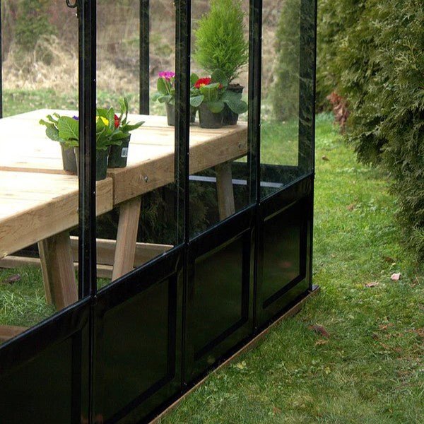 Parkside Greenhouse Kit 8 x 10 ft. with 3mm Tempered Glass Panels and Aluminum Frame - Greenhouse Megastore