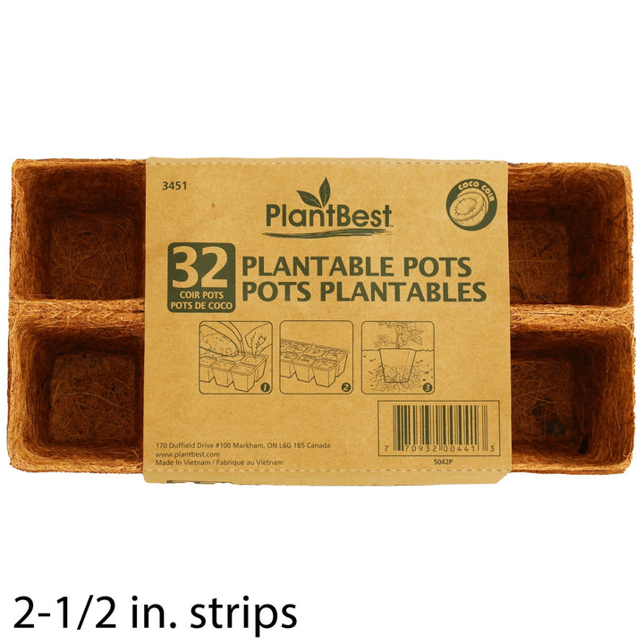 PlantBest™ Coir Pot Strips - Greenhouse Megastore
