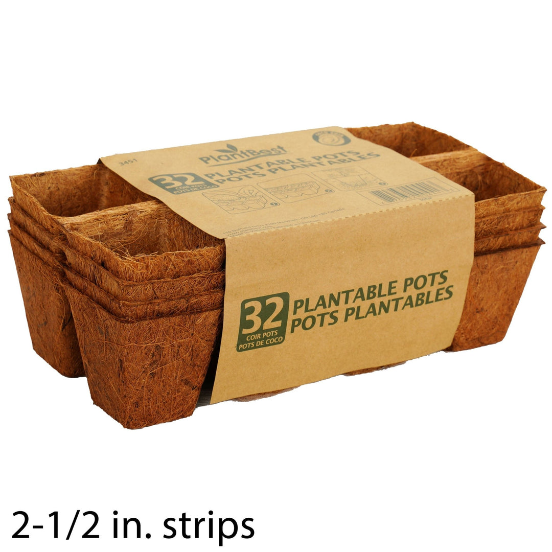 PlantBest™ Coir Pot Strips - Greenhouse Megastore