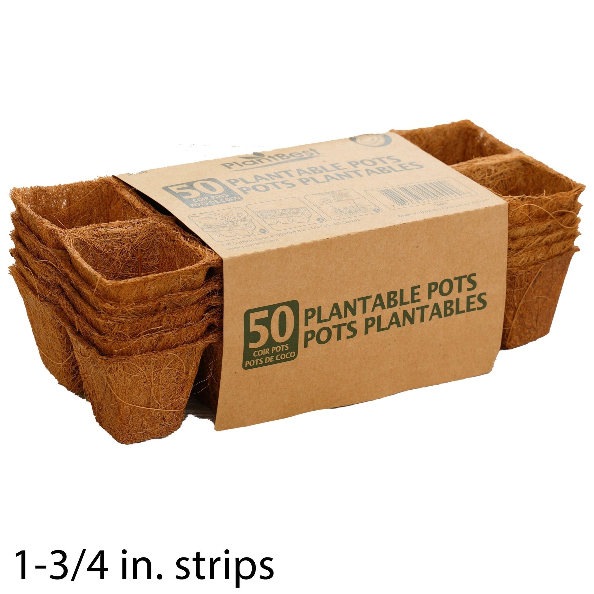 PlantBest™ Coir Pot Strips – Greenhouse Megastore