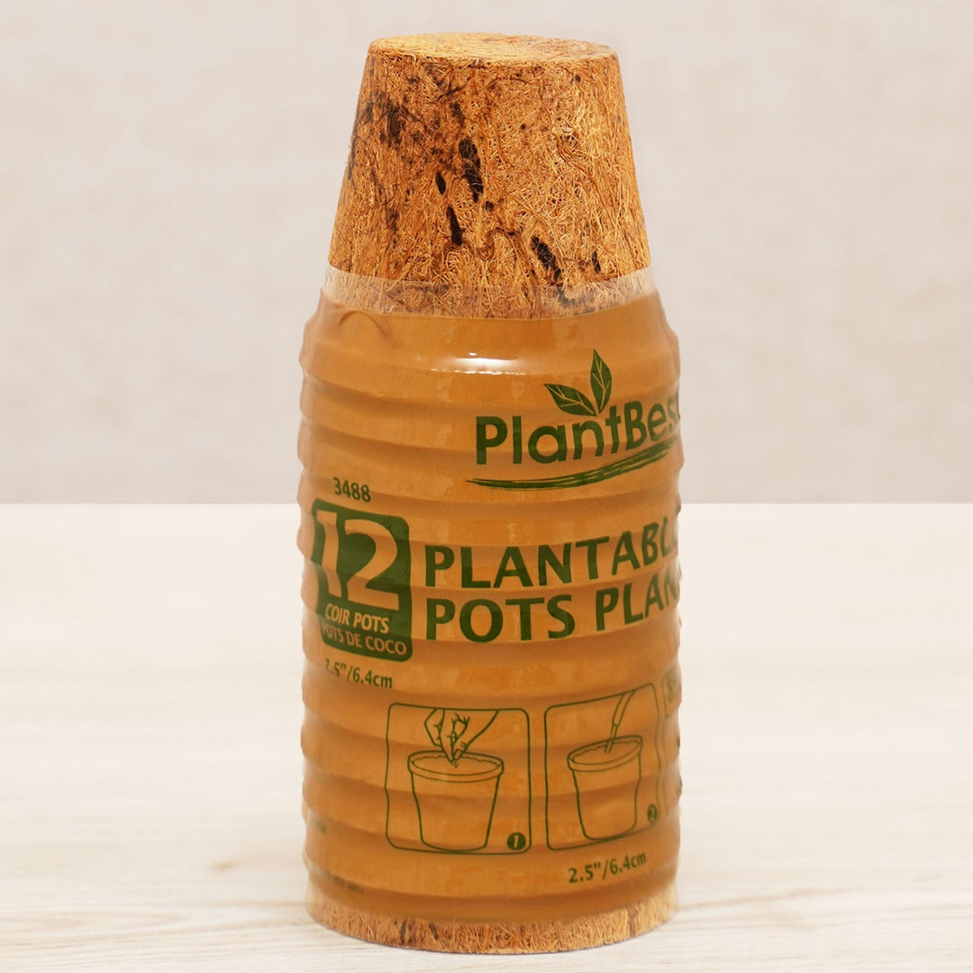 PlantBest™ Round Coir Pots - Greenhouse Megastore