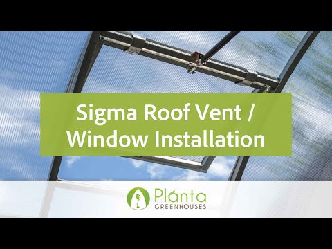 Sigma Greenhouse Roof Vent