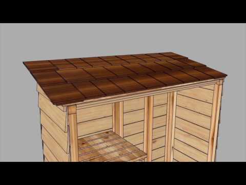 Garden Chalet Shed 4x2