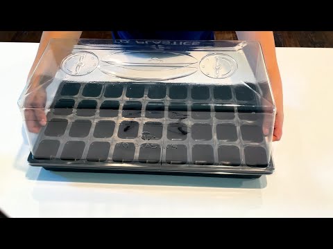 7" Vented Humidity Dome for 1020 Trays - T.O. Plastics