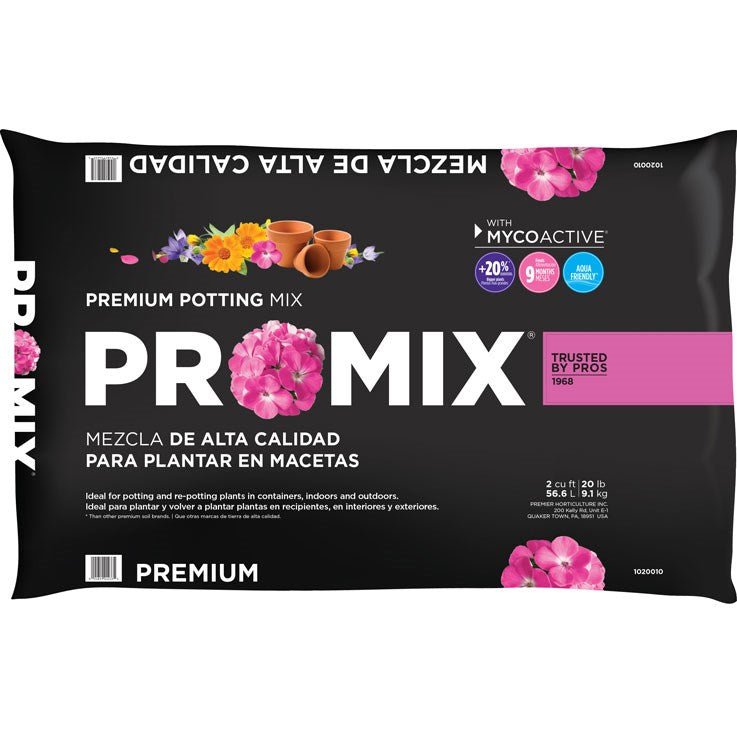 PRO - MIX Premium Potting Mix w/ MYCOACTIVE - Greenhouse Megastore