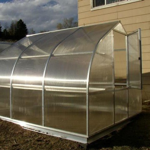 Riga Deluxe Greenhouse Kit 9.8 ft. Wide with TwinWall Polycarbonate Panels and Aluminum Frame - Greenhouse Megastore