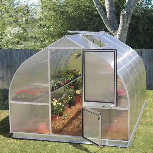 Riga Grand Greenhouse Kit 9.8 x 17.6 ft. with TwinWall Polycarbonate Panels and Aluminum Frame - Greenhouse Megastore