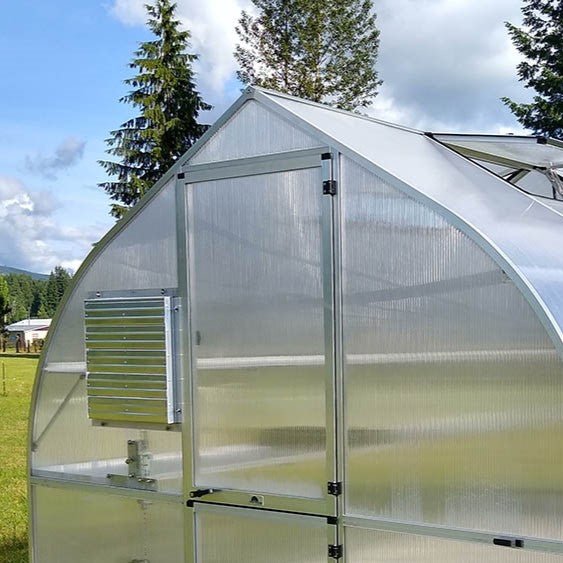 Riga Grand Greenhouse Kit 9.8 x 17.6 ft. with TwinWall Polycarbonate Panels and Aluminum Frame - Greenhouse Megastore