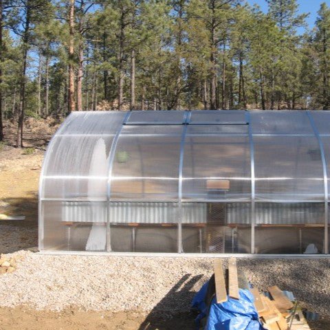 Riga Grand Greenhouse Kit 9.8 x 17.6 ft. with TwinWall Polycarbonate Panels and Aluminum Frame - Greenhouse Megastore
