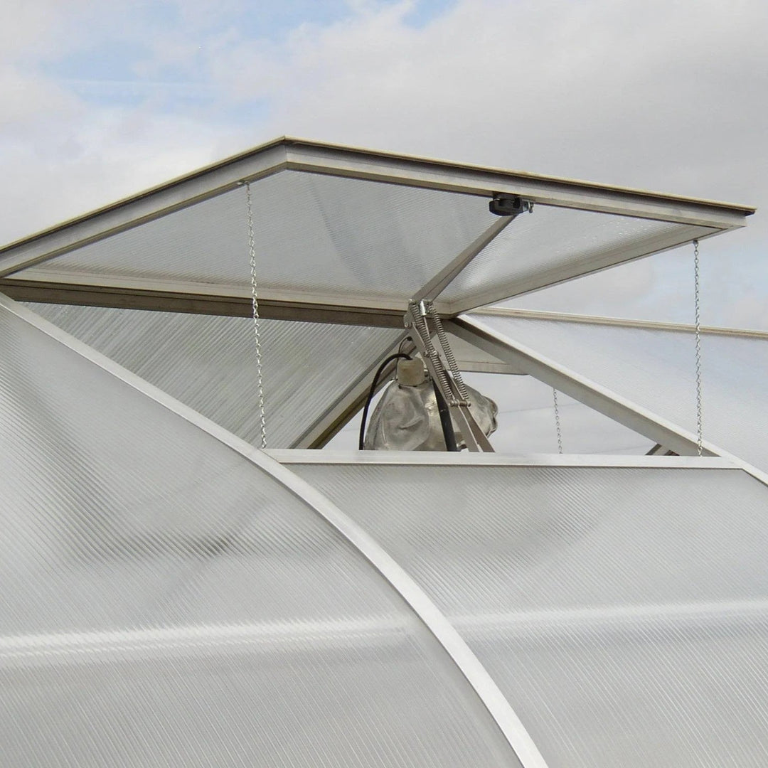 Riga Greenhouse Kit 7.8 ft. Wide with Twinwall Polycarbonate Panels and Aluminum Frame - Greenhouse Megastore