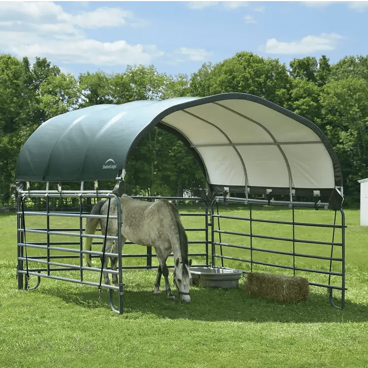 ShelterLogic 12 ft. x 12 ft. Corral Shelter - Greenhouse Megastore