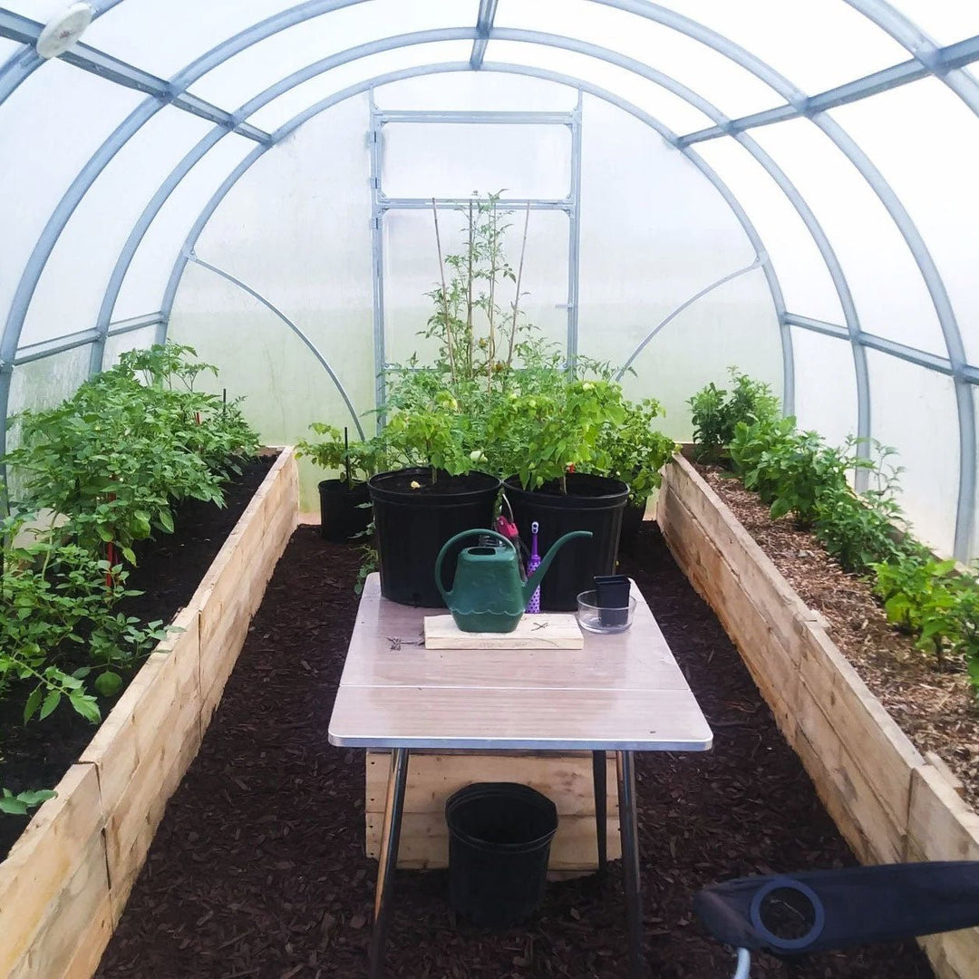 Sigma DIY Greenhouse Kit 10 x 20 ft. with 6mm Double - Wall Polycarbonate Panels and Galvanized Steel Frame - Greenhouse Megastore