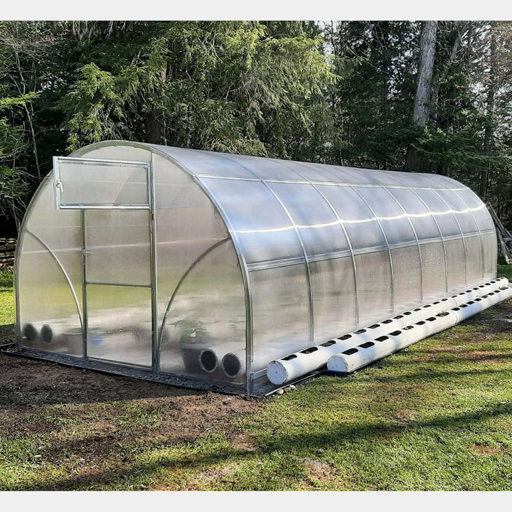 Sigma DIY Greenhouse Kit 10 x 26 ft. with 6mm Double - Wall Polycarbonate Panels and Galvanized Steel Frame - Greenhouse Megastore