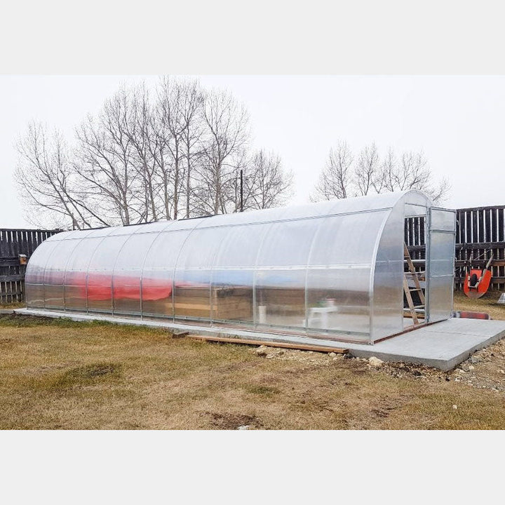 Sigma DIY Greenhouse Kit 10 x 32 ft. with 6mm Double - Wall Polycarbonate Panels and Galvanized Steel Frame - Greenhouse Megastore