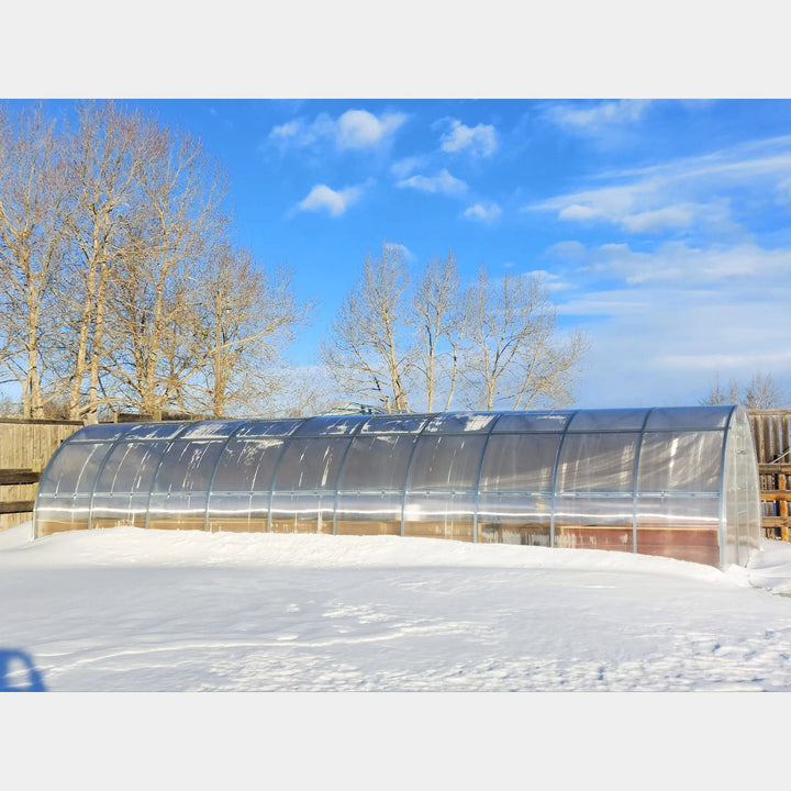 Sigma DIY Greenhouse Kit 10 x 32 ft. with 6mm Double - Wall Polycarbonate Panels and Galvanized Steel Frame - Greenhouse Megastore
