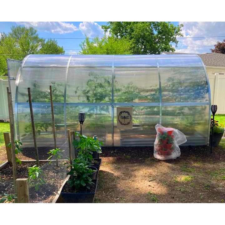 Sigma Urban DIY Greenhouse Kit 10 x 13 ft. with 6mm Double - Wall Polycarbonate Panels and Galvanized Steel Frame - Greenhouse Megastore