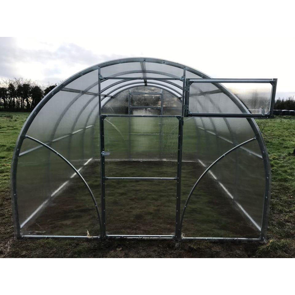 Sigma Urban DIY Greenhouse Kit 10 x 13 ft. with 6mm Double - Wall Polycarbonate Panels and Galvanized Steel Frame - Greenhouse Megastore