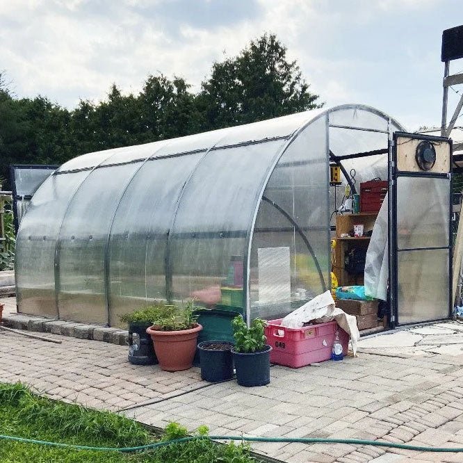 Sigma Urban DIY Greenhouse Kit 10 x 13 ft. with 6mm Double - Wall Polycarbonate Panels and Galvanized Steel Frame - Greenhouse Megastore
